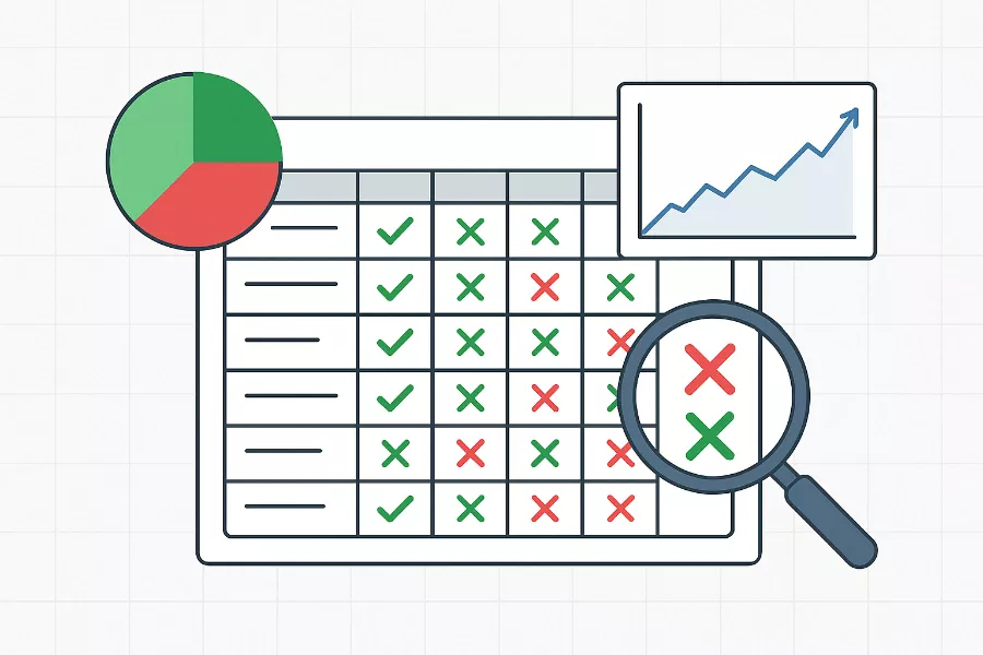 Hoja de cálculo para registro de apuestas con gráficos de rendimiento y análisis de datos